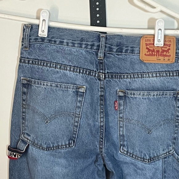 Levi’s 502 Regular Tapered Carpenter Jeans Sz 16 Reg - Picture 5 of 8